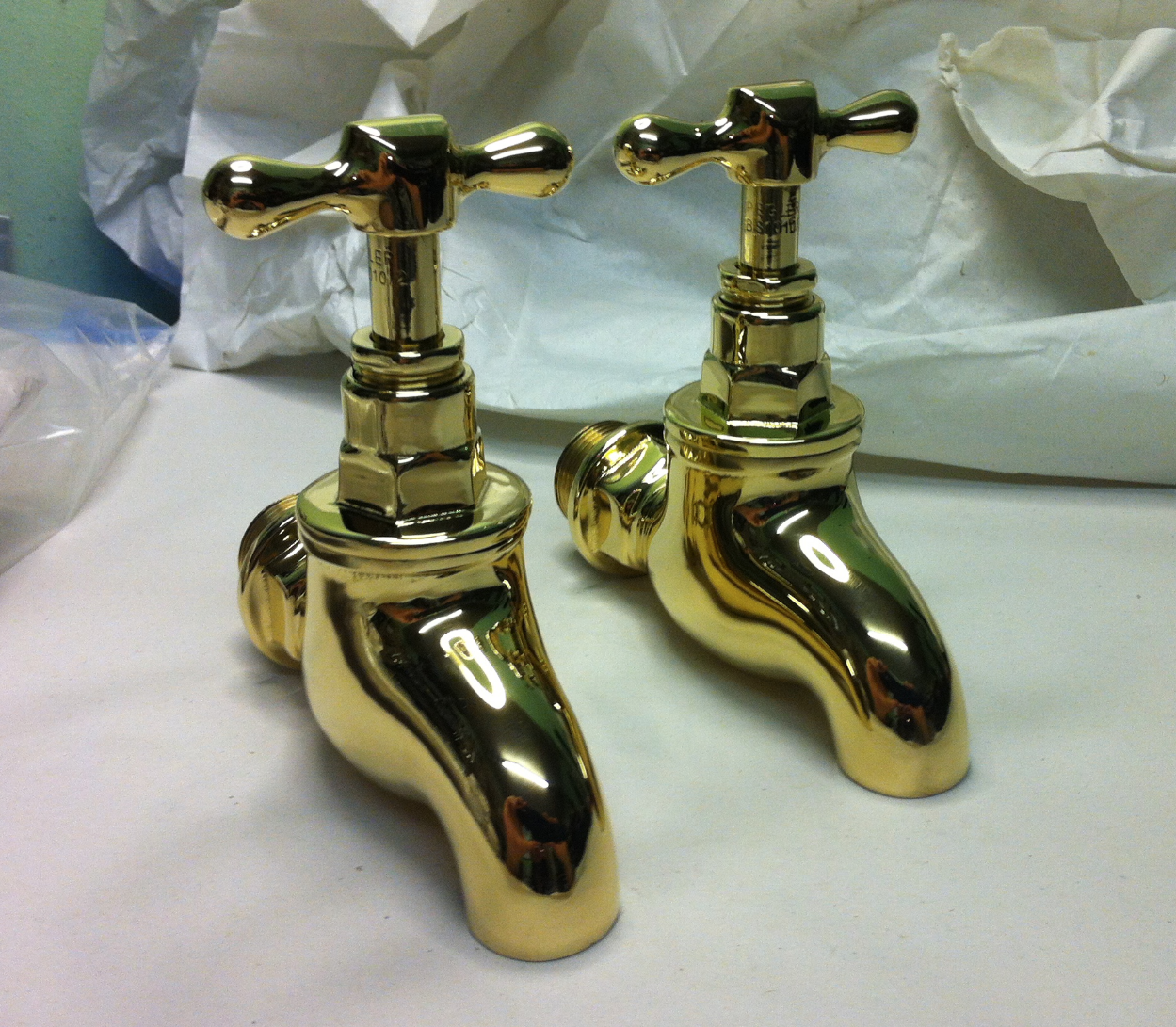 Read more about the article 3/4″ Polished Brass Bib Taps -The last set – FOR SALE