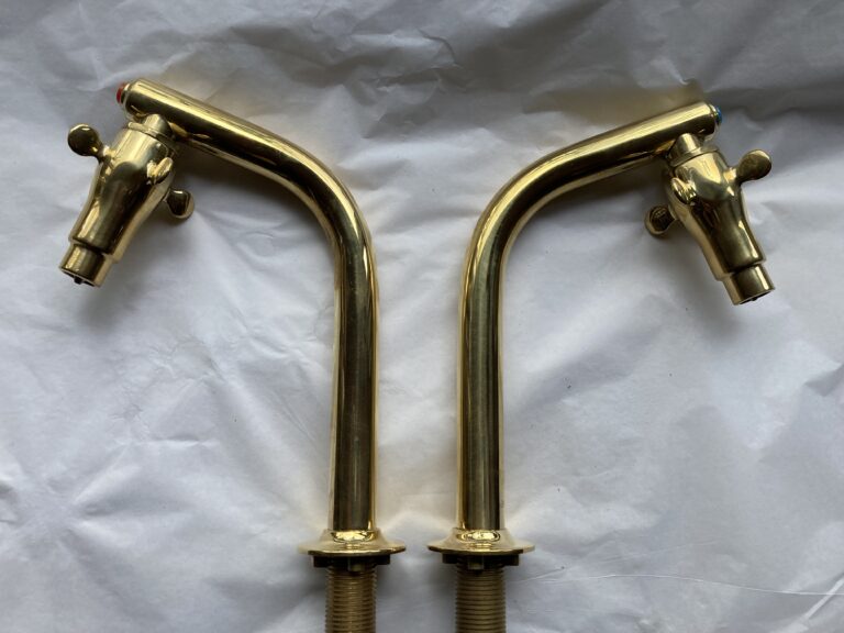 Read more about the article Supataps for Kitchen in Polished Brass – SOLD.