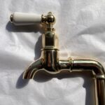 A single Polished Brass tap for DRINKING water – SOLD.